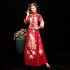 Xiuhe Dress Bride 2024 Autumn/Winter Large Wedding Dress Men and Women's Set Chinese Collective Wedding Dress Couple