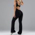 Fashion tight yoga jumpsuit 2023 casual hollow out seamless sports slim fit slimming jumpsuit