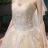 Wedding Dress 2024 New Bridal Skincare Elegant Tailings Show Thinning Simplicity and Elegance Wedding Outdoors Saori Light Wedding Dress