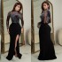 C7045 Cross border AliExpress Amazon Independent Station European and American Fashion Women's Wear Hot Diamond Split Long Dress New