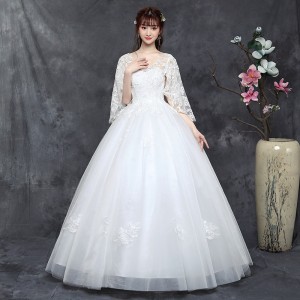 2024 Autumn/Winter New Large Size Women's Wedding Dress, Fat MM Looks Thin and Fat, Bridal Wedding One Shoulder Dress