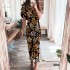 2024 Autumn Amazon Independent Station Wish European and American Fashion Style Design Sense Sexy Irregular Dress Female