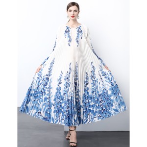 Factory direct sales of a 5.5-meter oversized pleated skirt with accordion pleated dress