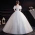 Wedding Dress: Bridal New Style, Tailed, Simple, Elegant, Princess Style, French, Lightweight, Pregnant, Small, 2024 Wedding Dress