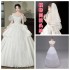 Satin plus size wedding dress with French main yarn 2024 new heavy industry retro elegant temperament adult gift light luxury fat dress