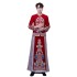 Velvet Xiuhe Clothing for Men 2024 New Style Chinese Groom Wedding Large Toast Dress Tang Costume Dragon Phoenix Coat for Men