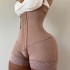 Cross border foreign trade four row buckle shapewear Fajas Colombianas Tummy Contro thick mesh fabric