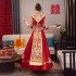 Heavy Industry Velvet Show He Dress Bride 2024 New Chinese Toast Dress Wedding Dress Wholesale Autumn/Winter