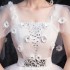 Wedding Dress 2024 New High Waist Pregnant Women Large Size Strap Flat Studio Fat MM Bride High Waist Wedding Dress Pregnant Women