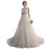 Main Wedding Dress 2024 New Bride Girl Simple Mori Net Red Tiktok Star Sky French Small Man Trailing Light