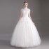 French light wedding dress 2024 new bride Sen series outdoor veil super fairy simple conservative starry sky little child