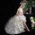 2023 Spring New Style Short Front and Long Rear Small Tail Wedding Dress Princess Puff Cake Skirt Studio Short Skirt D83