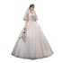 Wedding Dress 2024 New Bridal Skincare Elegant Tailings Show Thinning Simplicity and Elegance Wedding Outdoors Saori Light Wedding Dress