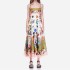 2024 AliExpress Autumn European and American Women's Clothing New Style Elegant High Waist Printed Strap Casual Fashion Dress