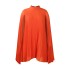 D400 Foreign Trade Women's 2023 New Style Stylish Chiffon Hoodie Cloak Bat Sleeve Large Cross border Dress