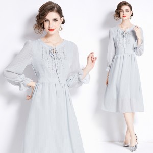 Real time spot 2023 new French elegant and gentle style dress