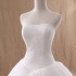 2023 Summer New Tail Wedding Dress White Simple and Elegant Large Size High Waist strapless Bridal Foreign Trade Wedding Dress