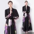 Miyake Fold Original Quality Early Autumn Fold Loose Large Print Coat 9846