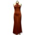 European and American style Amazon cross-border foreign trade new women's dress slim fit backless high-end fishtail dress