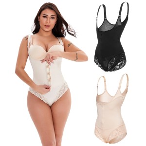 Rubber jumpsuit shapewear bodysuit for women, cinching the waist, lifting the hips and enhancing the beauty of the body. Cross border style lingerie