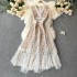 2022 New Evening Party Dress, Elegant and Stylish, Heavy duty Embroidered Flower Sleeves, High end Dress for Women