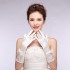 2024 Wholesale Bridal Wedding Dress Dress Dress Dress Gloves Full Finger Pair Satin Seam Bead White Gloves Manufacturer Direct Special Offer