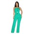 C7105 Cross border AliExpress Amazon Independent Station European and American Fashion Women's Sleeveless Button Up jumpsuit Pants New