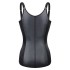 Latex Vest Cross border Amazon Smooth Rubber Waist with Waist and Waist, Zipper Latex Tank Top, Inner Buckle Shapewear