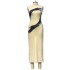 Cross border foreign trade runway long dress 2023 summer new women's sleeveless printed design dress wholesale