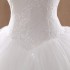 2023 Summer New Tail Wedding Dress White Simple and Elegant Large Size High Waist strapless Bridal Foreign Trade Wedding Dress