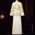 Xiuhe Women's 2024 New Champagne Wedding Chinese Dress Bridal Show and Couple Toast Dress Autumn/Winter