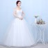 Wedding Dress 2024 New Korean Style One Shoulder Flat Puff Skirt Large Size Looks Thin Spring Wedding Bridal Dress