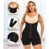 2022 Amazon new cross-border Body Shapewear4 buckle lace mesh one-piece shapewear in large size