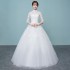 French light wedding dress 2024 new bride Sen series outdoor veil super fairy simple conservative starry sky little child