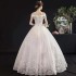 One shoulder wedding dress 2024 new bride petite French retro satin flat simple summer travel photo