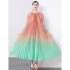 Factory direct sales of a 5.5-meter oversized pleated skirt with accordion pleated dress