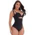 Rubber jumpsuit shapewear bodysuit for women, cinching the waist, lifting the hips and enhancing the beauty of the body. Cross border style lingerie