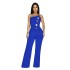 C7105 Cross border AliExpress Amazon Independent Station European and American Fashion Women's Sleeveless Button Up jumpsuit Pants New