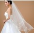 2024 bride's new single-layer white veil, 1m x 1m ² women's Korean style wedding dress accessories and accessories