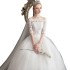 Main wedding dress 2024 new simple Korean style one shoulder mid sleeve slimming plus size bride knot spring summer princess simple