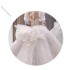 Main Wedding Dress Bridal 2024 New Style Large Tailed Female Short French Heavy Industry Summer One Shoulder Palace Style