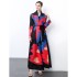 Miyake pleated original quality early autumn pleated loose plus size printed jacket