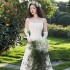 French strapless light wedding dress for brides with a sense of luxury, vintage lace for going out, chiffon style super fairy small tail welcome dress