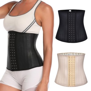 Waist Trainer25 Bone Smooth Latex Waistband Rubber Postpartum Waistband Waistband Waistband Sports Waistband