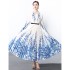 Factory direct sales of a 5.5-meter oversized pleated skirt with accordion pleated dress