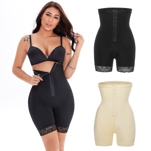 Foreign Trade AliExpress Hot selling Lace Silicone High Waist Butt Lift Waist Tight Pants, Cross border Shapewear for Women