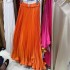 High end drooping pleated skirt for European station, light luxury socialite half body skirt, long skirt A2 # 8695