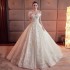 Champagne Wedding Tail 2024 New Winter One Shoulder Large Size Korean Simple Wedding Dress Supply