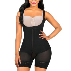 2022 Cross border Bodysuit Body Shapewear Lace Dropping Glue Butt Lift