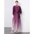 Miyake Fold Original Quality Early Autumn Fold Loose Large Gradient Dyeing Printed Coat